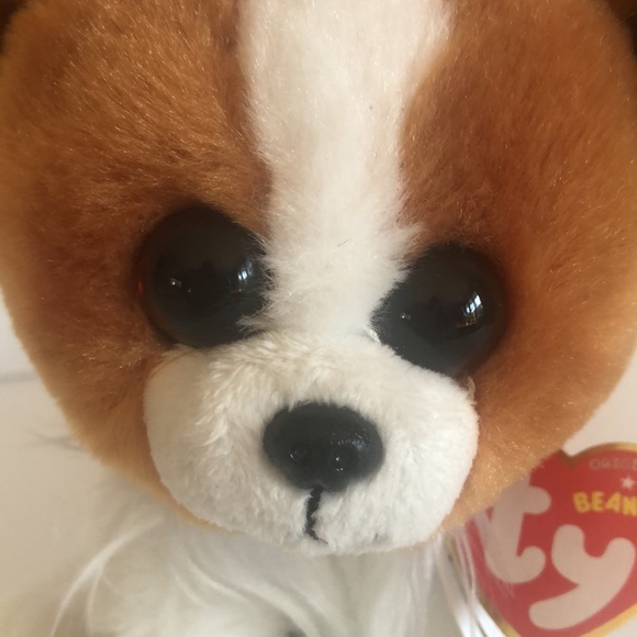 Velve Ty Original Beanies Barks Dog Plush With Swing Tag - Picture 3 of 11